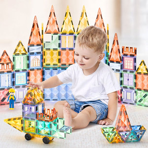 Bloques Magnéticos Multiusos, Juego de Construcción de Pistas de Canicas, Juguete Educativo DIY, Desarrolla Habilidades Matemáticas, Físicas, Creatividad e Imaginación - Product Image 4