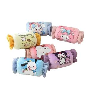 Oreiller de sieste Melody de dessin animé, décoration de table de bureau, oreiller ventre Labubu avec rembourrage en coton PP, matière peluche enveloppée dans un sac OPP pour poupée - Product Image 1