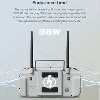 Skydroid G20 2.4GHz/5.8GHz double bande 7 pouces affichage haute définition 30km plage de Transmission télécommande