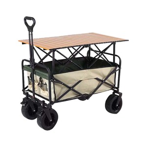 Chariot de camping pliable pour <span class=keywords><strong>voiture</strong></span>, idéal pour les voyages en plein air, le camping, le marché nocturne, les pique-niques - Product Image 1