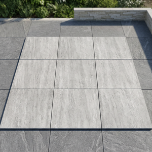 Dalles de pavage extérieures en porcelaine 600x600mm, épaisseur 20mm, qualité industrielle, usage intensif, antidérapantes, pour allées - Product Image 5