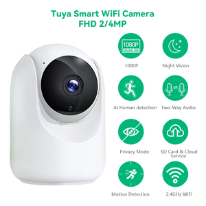 Caméras de surveillance réseau sans fil audio bidirectionnelles, caméras intelligentes de sécurité domestique, vidéosurveillance, caméra Tuya - Product Image 2
