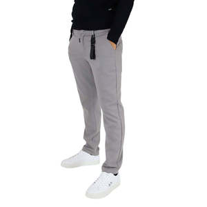 Pantalon homme gris coupe slim décontracté - Product Image 1