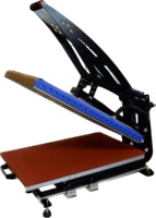 Machine manuelle de presse de la chaleur de grand format 15 "X 15" transfert de chaleur à haute pression de textile de machine de sublimation