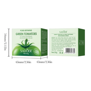 <span class=keywords><strong>Crema</strong></span> Facial de Tomate Verde de Marca Privada OEM SADOER con <span class=keywords><strong>Aloe</strong></span> <span class=keywords><strong>Vera</strong></span> y Glicerina, <span class=keywords><strong>Crema</strong></span> Facial Delicada Hidratante y Suavizante - Product Image 6