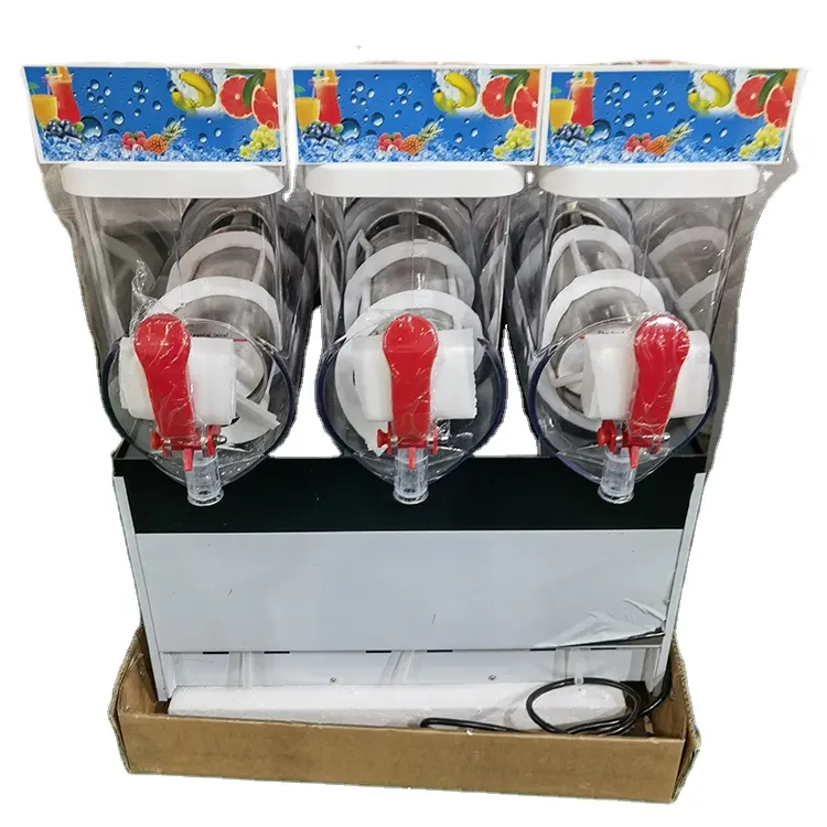 Volledig Gesloten Groothandelsfabriek Commerciële Multifunctionele Bevroren Drank Slush Slushy Making Machine