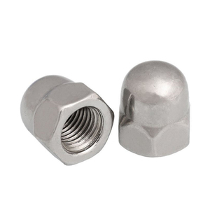 M6 M8 TC4 Grade2 Grade5 Gr2 Gr5 Aleación de titanio Color anodizado Hexágono Tuerca abovedada Tuerca <span class=keywords><strong>Acron</strong></span> DIN1587 - Product Image 1
