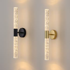 Lámpara de Pared LED Nórdica Moderna y Sencilla para Dormitorio, Lámpara de Noche con Luz Acrílica Luminosa de 360 Grados - Product Image 1