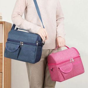 Nouvelle sacoche isotherme double couche en aluminium pour pique-nique, voyage et conservation du lait maternel - Product Image 4