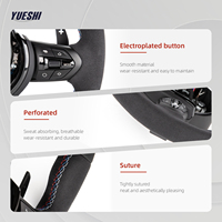 Volant sport en daim pour BMW E90-E93/E70-E71/E12/E53/E89/E84/E81/E87/E82/E88 Cuir de haute qualité LCI