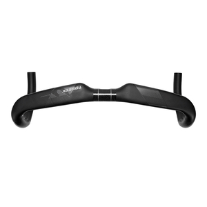 Manillar <span class=keywords><strong>de</strong></span> <span class=keywords><strong>Bicicleta</strong></span> <span class=keywords><strong>de</strong></span> <span class=keywords><strong>Carretera</strong></span> Personalizado, <span class=keywords><strong>de</strong></span> Carbono, Aerodinámico, Cómodo, Superligero (198g), con Cableado Interno Completo - Product Image 1