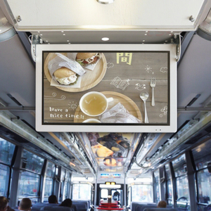 OSK 21.5 inch lật xuống HD <span class=keywords><strong>LCD</strong></span> thành phố xe buýt màn hình USB đầu vào ổ đĩa flash máy nghe nhạc mái xe <span class=keywords><strong>LCD</strong></span> Video màn hình hiển thị xe buýt màn hình - Product Image 3