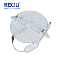 Lampe à panneau LED Smd ultra mince multicolore 24W à triple panneau de haute qualité