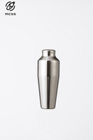 Ensemble de shakers à cocktails de qualité professionnelle, équipement de barman en acier inoxydable, support en bois élégant, revêtement anti-adhésif, vente directe d'usine