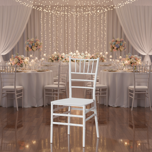 Chaise de banquet transparente en plastique cristal pas cher en gros, chaise de salle à manger en plastique transparent pour mariage - Product Image 2
