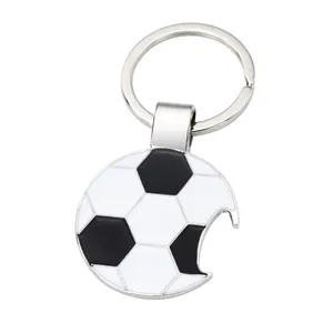 LLavero de aleación de metal para aficionados al fútbol, abridor de botellas para hombres, para aficionados al fútbol