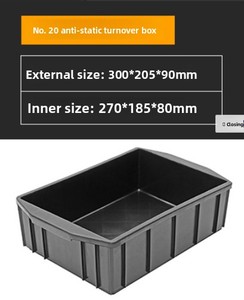 Ăn mòn bằng chứng lưu trữ chống tĩnh Tote hộp dễ dàng truy cập ESD an toàn container cho nhà máy hội thảo tổ chức - Product Image 2