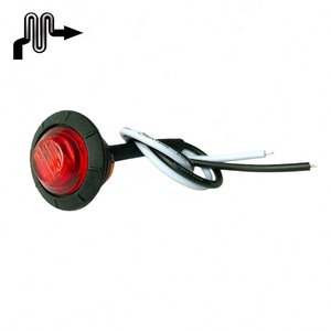 3/4 ''ambre rond <span class=keywords><strong>LED</strong></span> balle feux de position avant arrière côté <span class=keywords><strong>LED</strong></span> feux de position <span class=keywords><strong>pour</strong></span> <span class=keywords><strong>camion</strong></span> voiture Van pick-up bateau Macon - Product Image 3