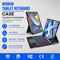 Étui pour clavier tactile à prix raisonnable OEM promotionnel Étui pour clavier rétro-éclairé