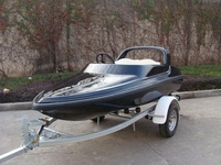 Bateau à moteur à grande vitesse rigide en fibre de verre de haute qualité de 3.2m sans moteur hors-bord inclus
