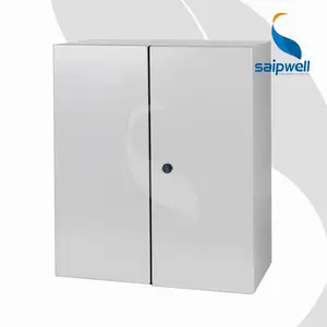 Saipwell interior impermeable IP66 suelo Industrial de pie acero bajo en carbono MCCB Control recinto con doble puerta