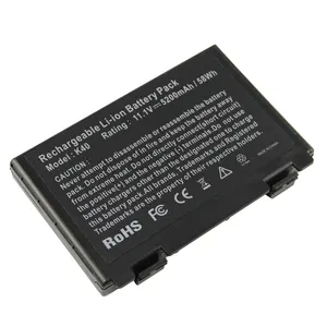 Replacement laptop battery for ASUS A32-F82 A32-F52 K40 K40A K40E K40S K50 K51 K60 K61 K70 K80 X50 X65 X70 X5D X5E X8B