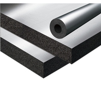 Rouleau de mousse de caoutchouc nitrile Nbr/Pvc enduit de papier d'aluminium avec une excellente isolation de vapeur d'eau