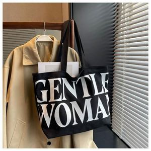Printed <b>Canvas</b> Tote Bag Large Capacity Single Shoulder Fashion Design For Shopping Travel Wholesale - Product Image 2