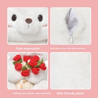 Peluche chien Catch Fun 520 Saint-Valentin, adorable poupée, cadeau idéal pour meilleur ami, unisexe, 14 ans et plus, 31cm-50cm