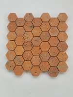 Tuiles de mosaïque en argile rouge durables pour la décoration intérieure et extérieure Briques de qualité supérieure