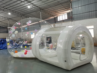 Dôme gonflable transparent géant pour enfants, maison de fête amusante, ballons en forme d'igloo, tente à bulles, maison à bulles gonflable transparente