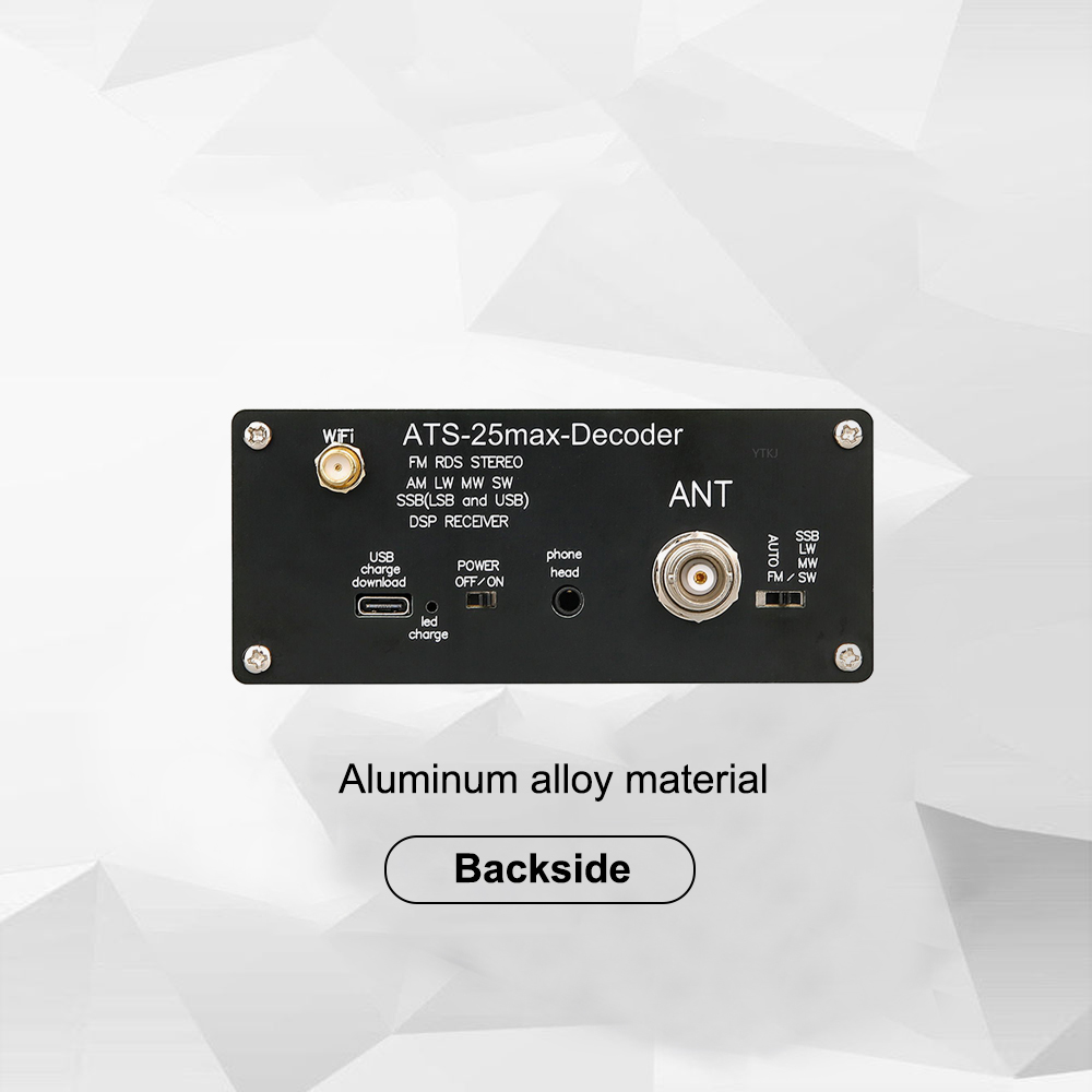 【受信機】 ATS25 Wifi機能を備えた新しいフルバンドラジオ受信機ATS-25MAX