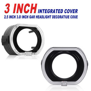 3 pulgadas 12V faro decorar CUBIERTA Cubierta 2,5 pulgadas Angel Eyes máscara Led Angel Eyes Hi/<span class=keywords><strong>lo</strong></span> anillos aptos para coche - Product Image 2