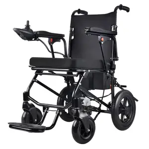 Fauteuil roulant pliant automatique à distance chaise portable fauteuil roulant électrique pour handicapés meilleure vente 2023