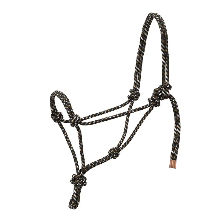 Licou, corde d'équitation colorée en nylon, de haute qualité, vente en gros, 1 pièce