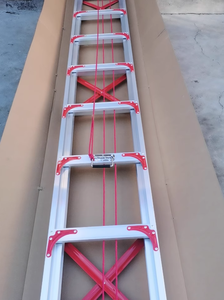 Kinh Tế hai phần nhôm kính thiên văn mở rộng thang 150kg trọng lượng công nghiệp thang dây hoạt động gấp - Product Image 4