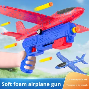 Hot-Selling Ejection Foam Airplane Kite Handheld Launcher <strong>Gun</strong> Hand Throwing Gift For Children With Light - Product Image 4
