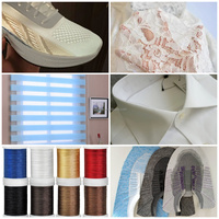 Filament de nylon brut à bas point de fusion, haute résistance d'adhérence, fil fusible 150D/3, écologique, pour la couture de chaussures Flyknit, 85C-110C