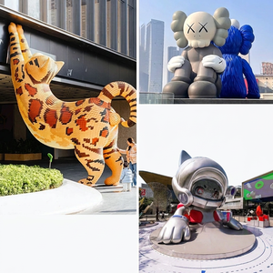 Glass Fiber Sculpture Entrance Decoration Custom <b>Large</b> <b>Art</b> Sculpture Outdoor Image Internet Popular Trendy Toy Decoration Model - Product Image 1