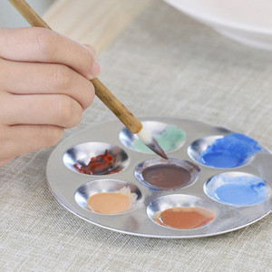 <span class=keywords><strong>Palette</strong></span> <span class=keywords><strong>de</strong></span> <span class=keywords><strong>peinture</strong></span> en aluminium Foska Professional Art Drawing, <span class=keywords><strong>palette</strong></span> <span class=keywords><strong>de</strong></span> <span class=keywords><strong>peinture</strong></span> métallique à 6 trous, <span class=keywords><strong>palette</strong></span> <span class=keywords><strong>de</strong></span> <span class=keywords><strong>peinture</strong></span> aquarelle - Product Image 5