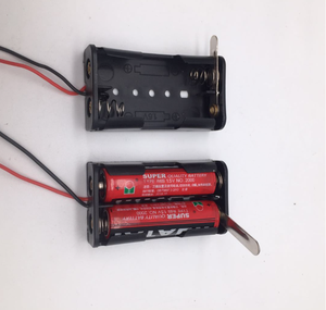 Fabrieksdirecte levering kleine oplage DIY elektronische componenten 2*AA mes-schakelaar batterijhouder voor elektronische apparaten - Product Image 3