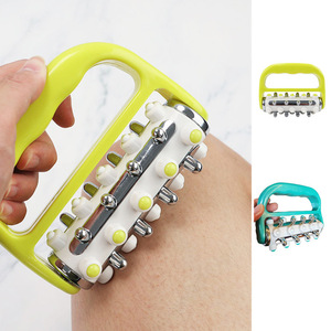 Handheld Leg Massager <b>Roller</b> Yellow Green Manual Massage For Legs Arms Fitness Body Shaping - Product Image 5