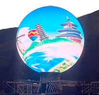 Pantalla LED Esférica Personalizada de 360 Grados °   Pantalla LED Esférica para Planetario de Museo Inmersivo Interior, Venta Directa de Fábrica