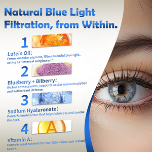 Soutien à la santé des yeux pour adultes OEM avec capsules molles de lutéine, zéaxanthine, <span class=keywords><strong>myrtille</strong></span> <span class=keywords><strong>et</strong></span> bleuet - Product Image 2