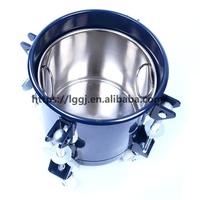 Réservoir à pression pneumatique 10L en acier inoxydable 304 pour machine de mélange, distribution de colle, adhésif, époxy, peinture, sans agitateur