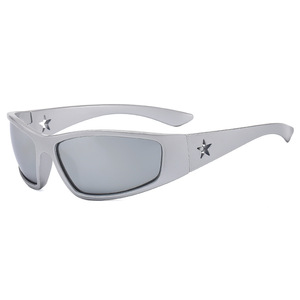 Gafas de Sol Psn Fashion con Montura Completa y Lentes de Espejo, Estilo Hip Hop, Unisex, Casuales, Protección UV400 para Adultos - Product Image 5