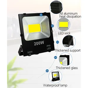 Mic Energy Saving10W 20W 30W 50W 100W 150W 200W 300W 400W Outdoor Stadium IP66 Waterproof Lighting Sport Lights Led Flood Light