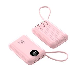 超薄66w圆形液晶显示屏数字显示电源组内置电缆超快速充电20000毫安电源组迷你批发 - Product Image 3