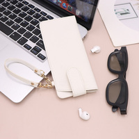 Étui à lunettes en cuir PU RTS, étui de rangement portable pour lunettes de voyage, sac pour femmes et hommes, cadeau de bienvenue pour accessoires de lunettes