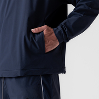 Logo personnalisé Zip Ripstop Vestes d'extérieur coupe-vent imperméables en nylon pour hommes